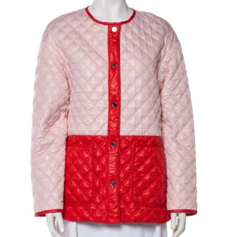Kate Spade Color Block Quilted Jacket